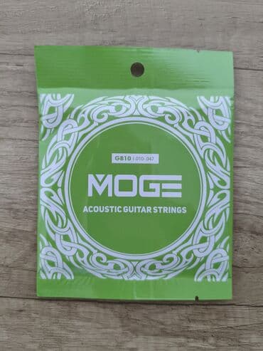 струна: Струны для акустической гитары MOGE GB10. В наличии: Металлические — 3