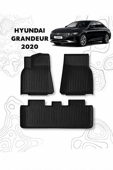 hyunda: Резиновые Полики Для салона Hyundai, цвет - Черный, Новый, Самовывоз, Бесплатная доставка — 3