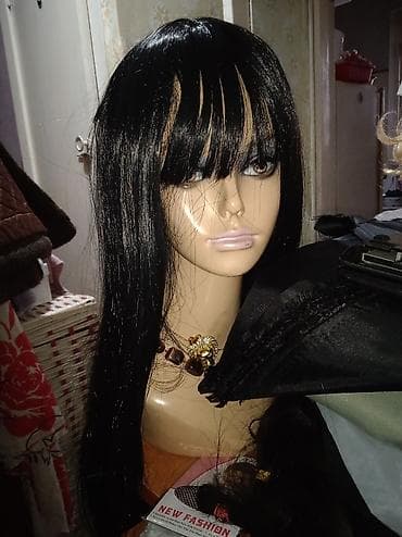 волосы: Парики с чёлкой — набор из 3 моделей 1) Длинный прямой парик, цвет — 2