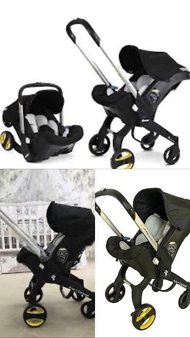 детская коляска б: Детская коляска-трансформер 4‑в‑1 с автолюлькой - Универсальная — 1