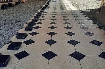 решетки для сада: Тротуарная плитка «Восьмиугольник + квадрат-вставка» - Формат: набор — 4