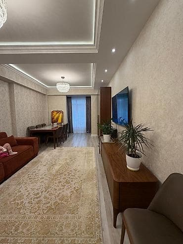 sky: 3 комнаты, 93 м², Асанбай мкр Элитка, 3 этаж, Евроремонт — 2