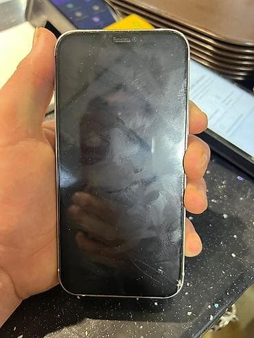 ipad mini4: IPhone 12, Б/у, 128 ГБ, Серебристый, Защитное стекло, 87 % — 1