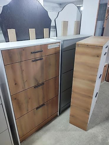 Сантехника: Тумба и подставка для обуви, МДФ, цвет - Белый — 1