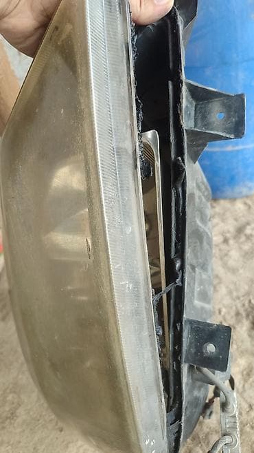 бампер степвагона: Комплект передних фар Mercedes-Benz 2003 г., Оригинал — 5