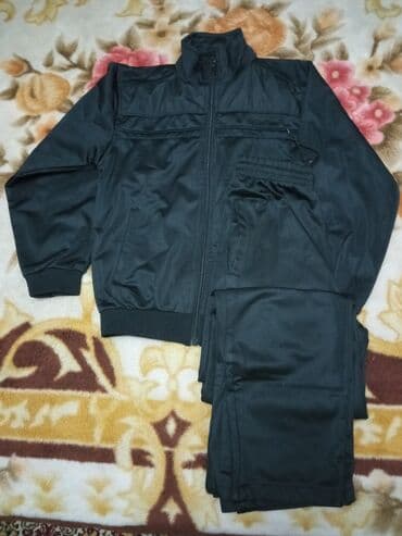 форма для тренировок: Комплект, цвет - Черный, Б/у — 1