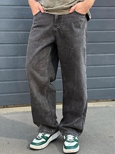 жынса: Свободные джинсы карго в стиле baggy - Силуэт: сверхширокий, прямой — 2