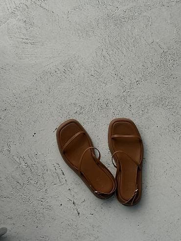 Босоножки, 39, Zara, Б/у, цвет - Коричневый, Самовывоз, Платная доставка