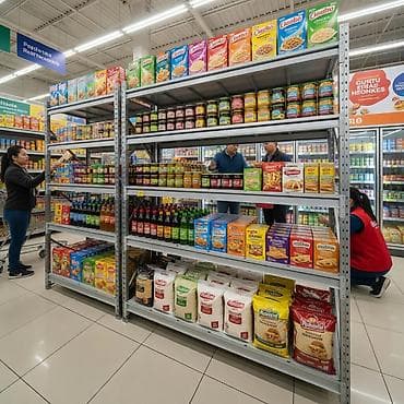 эконом понели: Складские стеллажи, металлический стеллаж для склада, средне - — 8