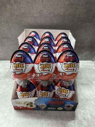 Kinder Joy x Stranger Things — тематические яйца-сюрпризы по сериалу at lalafo.kg Kinder Joy x Stranger Things — тематические яйца-сюрпризы по сериалу