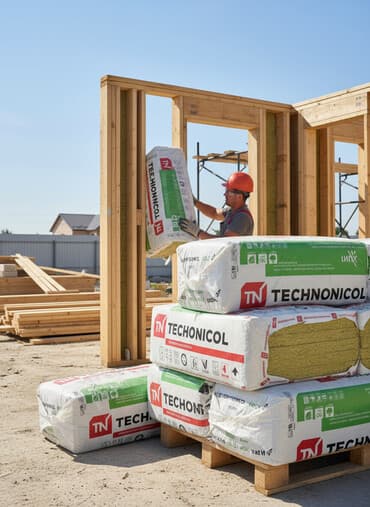 утепление стены: Предлагается теплоизоляция от компании Технониколь, предназначенная — 1