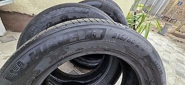 Шиналар жана дисктер: Шиналар 215 / 60 / R 17, Жай, Колдонулган, Комплект, Жеңил унаалар, Франция, Michelin — 3