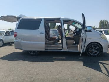 купить альфард в бишкеке: Серебристый минивэн Toyota Alphard с тонированными задними стеклами и — 11