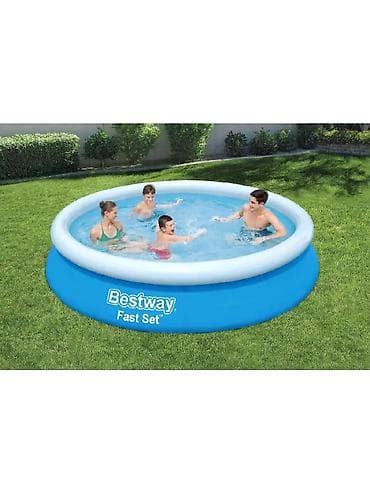 бассеины: Бассейн BESTWAY FAST SET 💧 Артикул товара: 57273 ✔ Размер: 366x76 см — 7