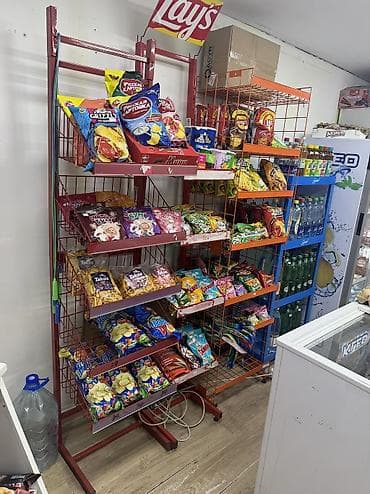 работа магазинах: 7 мкр Продается готовый продуктовый магазин Площадь: 10м2 — 4