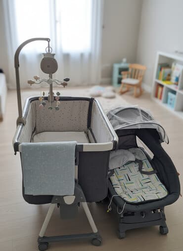 подвесные тумбы: Люлька, Колыбель, Качалка, цвет - Серый, Самовывоз — 1