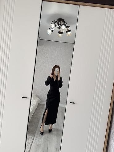 Юбка, Модель юбки: Прямая, Миди, Высокая талия, С вырезом — 2