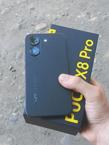 poco x8 pro цена в бишкеке: Poco X8 Pro, Новый, 256 ГБ, цвет - Черный, 1 SIM, 2 SIM — 1