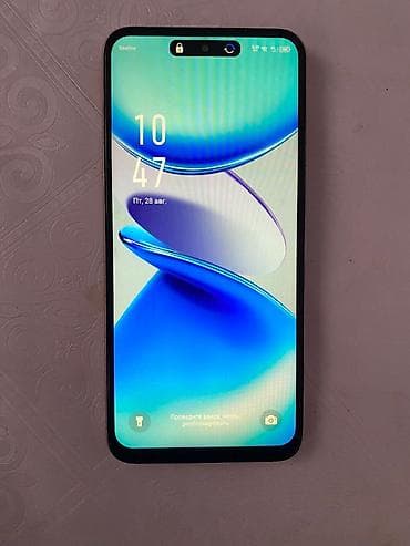 микрофон ош: Infinix Smart 9 HD, Колдонулган, 128 ГБ, түсү - Алтын, 2 SIM — 1
