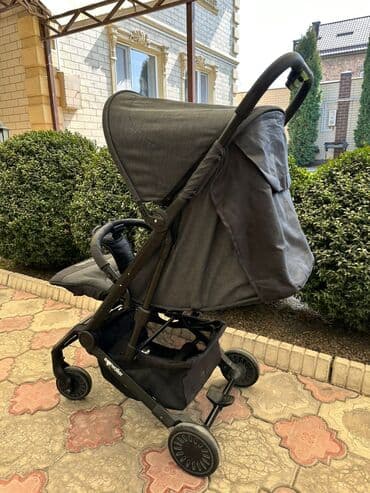 коляска prego: Коляска, цвет - Черный, Б/у — 1