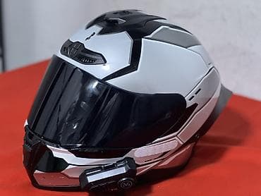 шлем: Мотошлем, Б/у — 4