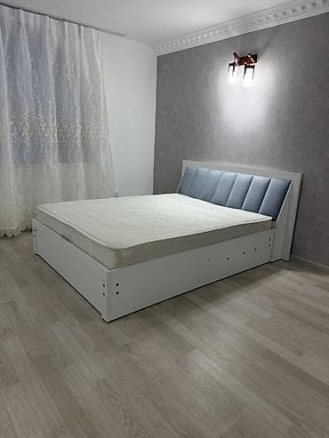подъемный механизм для кровати: Двуспальная кровать, С матрасом, длина - 200 см — 1