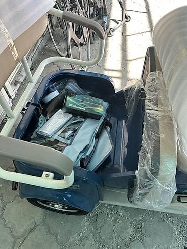 Скутерлер: Электрический трёхколёсный рикша-скутер с крышей и лобовым стеклом - — 4