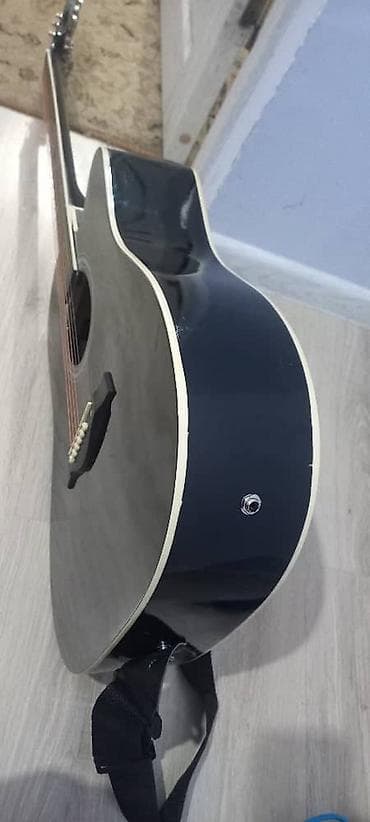 Музыкальные инструменты: Электроакустическая гитара Zexuan (черная) - Корпус акустической — 5