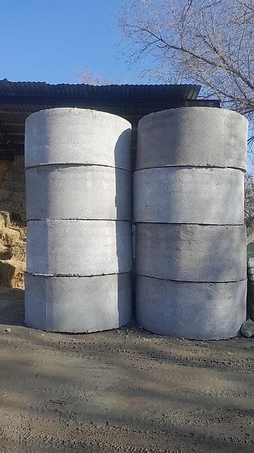 жб колца: Железобетонное (ЖБИ) кольцо для септика Размер: 2000 x 90 x 10 см, Бесплатная установка, В розницу — 1