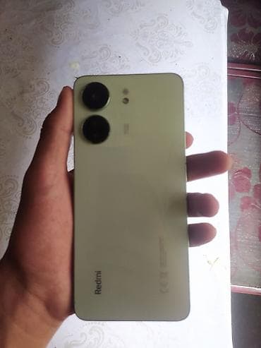 Redmi, Redmi 13C, Колдонулган, 256 ГБ, түсү - Жашыл, 2 SIM — 1