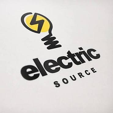 мерч: Логотип/фирменный знак «electric SOURCE» - Современный — 1