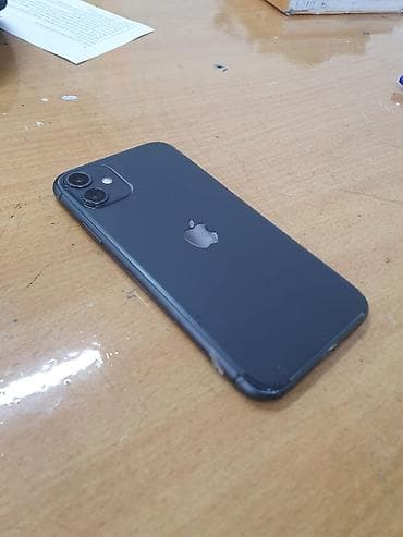 телефон самсунг с: IPhone 11, Б/у, 128 ГБ, Black Titanium, Чехол — 1