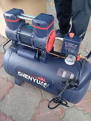 Инструменттер: Продается новый, двух поршневой. безшумный компрессор на 50 литров — 1