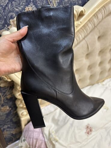 платье черный: Женские ботильоны из натуральной кожи.Брали в Эконике . - Форма носка — 2