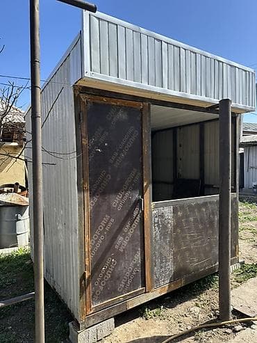контейнер 20 футовы: Металлический киоск/бытовка из профлиста Описание: - Каркас из — 1