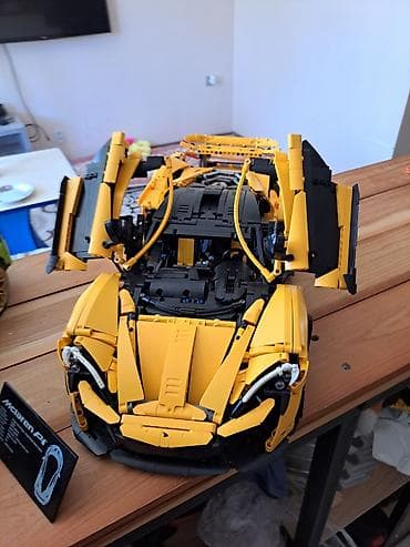 Конструктор-автомобиль McLaren P1 (жёлтый), крупномасштабная модель — 2