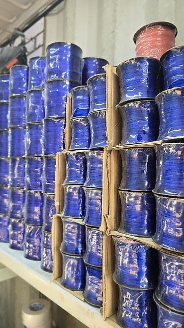 Спорт и хобби: Леска неоново‑синяя на катушке. - Материал: монофил, гладкая — 2