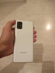 tab a: Samsung Galaxy A51, Б/у, 64 ГБ, цвет - Белый — 1