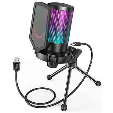 Вокальные микрофоны: Микрофон Fifine AmpliGame A6V Стильный RGB-микрофон в отличном — 1