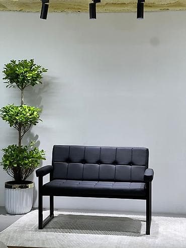 офисная мягкая мебель: Офисный диван, цвет - Бежевый — 3