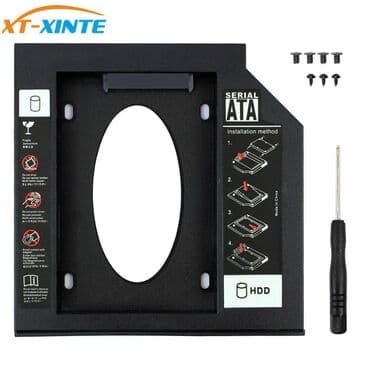 переходник с жесткого диска на ноутбук: Корпус алюминий hdd caddy 9.0mm Art 2010 Корпус Caddy для HDD. Для — 1