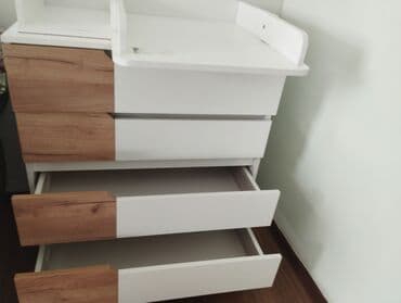 стол для уроков с полками: Пеленальный стол, Новый, ЛДСП — 4