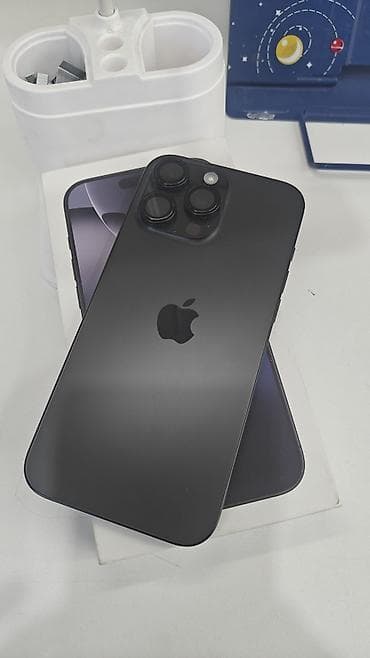 наушники hoco бишкек: IPhone 16 Pro Max, Б/у, 256 ГБ, Space Gray, Коробка — 1