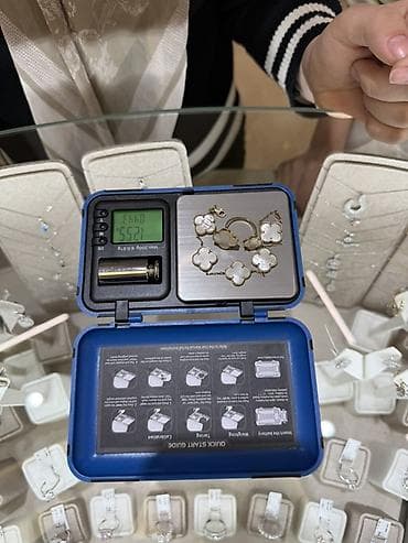 amber elixir: Ювелирный набор ван клиф, пробы 585. Браслет, кольцо и серёжки Цена — 1