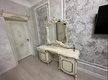 мебели б у: Спальный гарнитур, Б/у, Двуспальная кровать, МДФ, цвет - Бежевый — 4