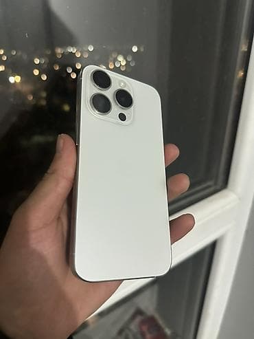 мини принтер для фото: IPhone 15 Pro, Новый, 128 ГБ, White Titanium, Защитное стекло, Чехол, 87 % — 1