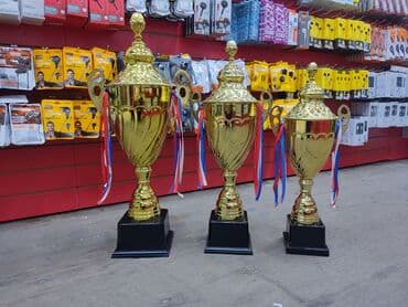 кубки: Кубки для согласований! Железные. Размеры: А - 75см В - 67 см С - 59 — 1