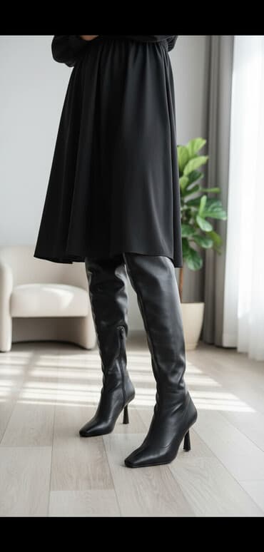 белорусская обувь для проблемных ног бишкек: Ботфорты MANGO на каблуке размер 37 Состояние отличное,носились очень — 1