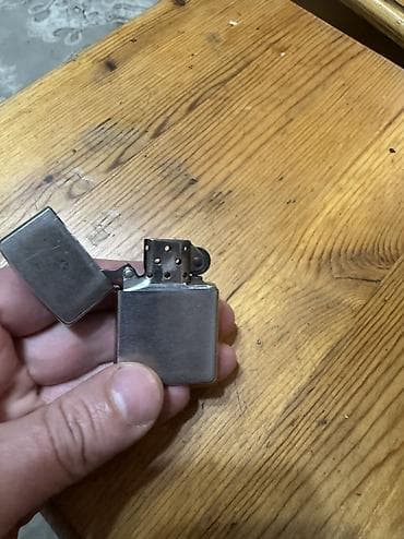 часы зажигалка: Зажигалка, Zippo, Бензиновая, Б/у — 3
