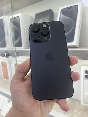 IPhone 16 Pro, Б/у, 256 ГБ, Black Titanium, Коробка, 89 %